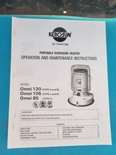 KEROSUN TOYOTOMI OMNI 105 J, K, OMNI 85 I, OMNI 120 A,B KEROSENE HEATER MANUAL