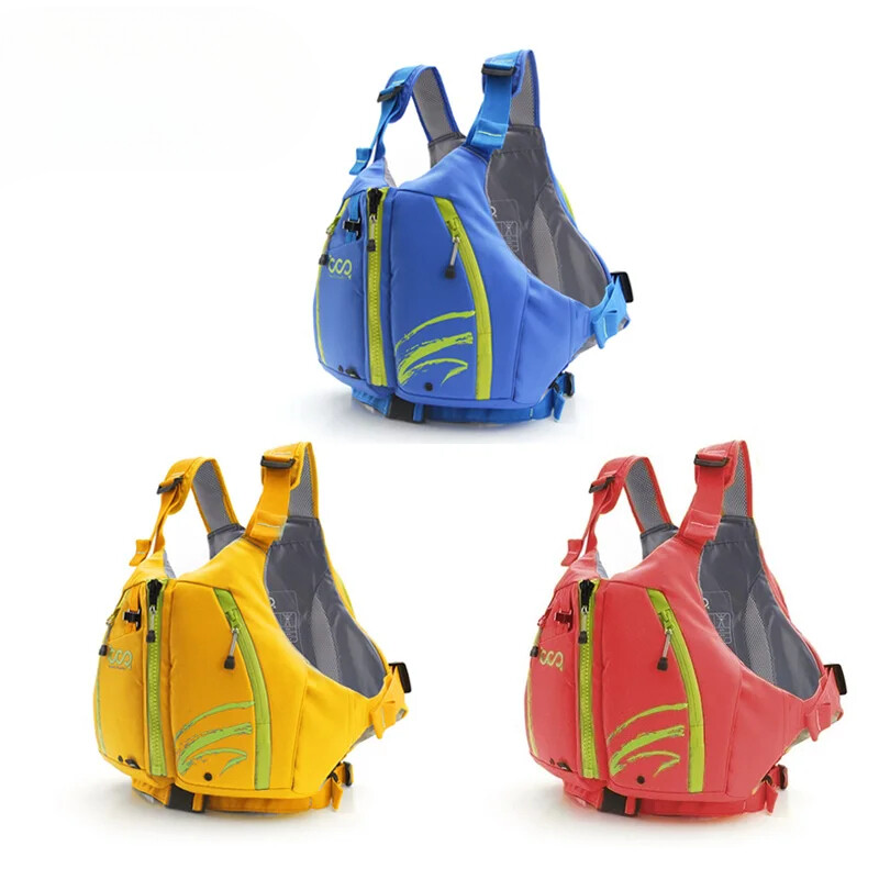 Adult Kayaking Life Jackets Women Paddle Life Vest Men Kayak Vest Drifting Boat