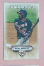 HOWIE KENDRICK 2021 TOPPS SERIES 2 DH DEBUTS #DHD-7 WASHINGTON NATIONALS