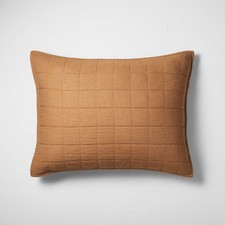 Casaluna Linen-Blend Pillow Sham Minimalist O...
