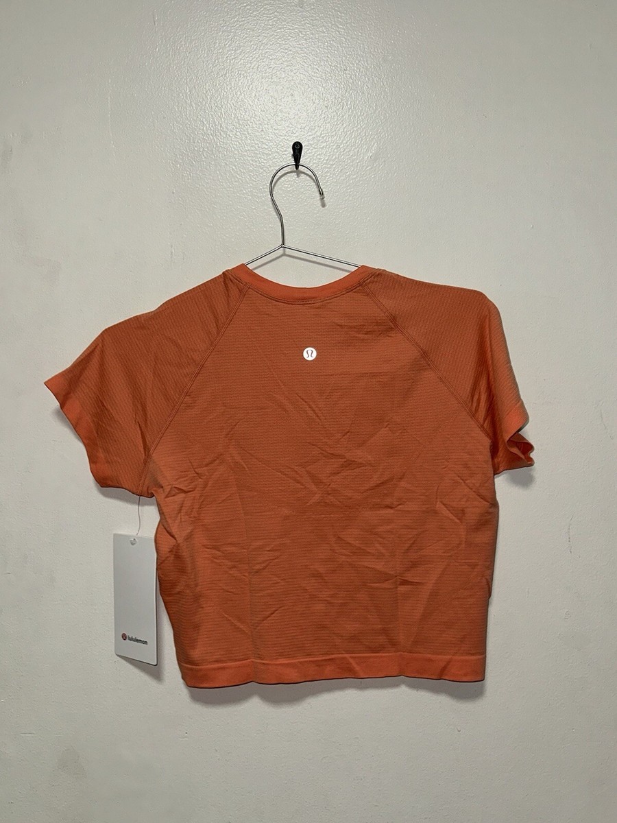 Lululemon Swiftly Tech Cropped Short-Sleeve Shirt 2.0 Size