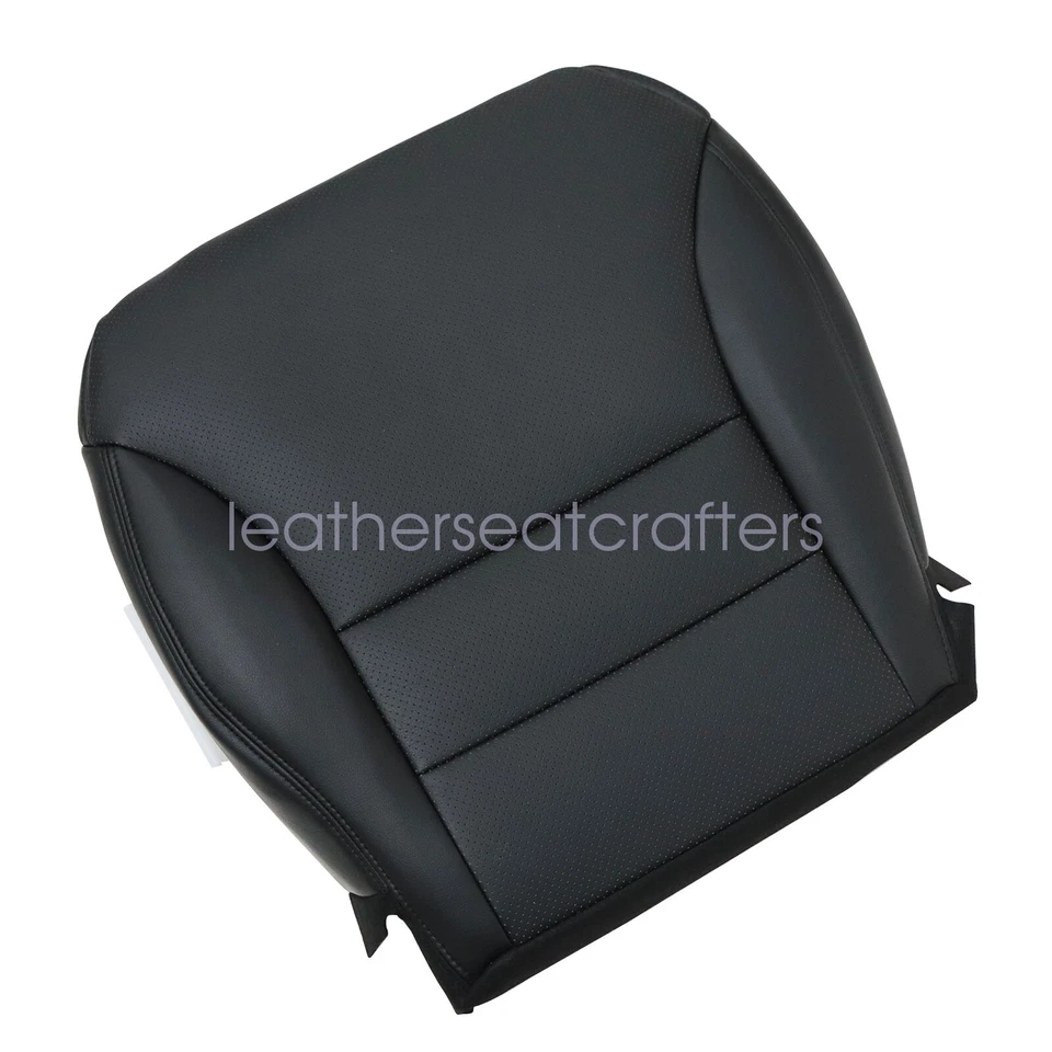 Cubierta de asiento de cuero inferior lateral del pasajero negra perfecta para Honda CRV CR-V 2005-2007 Foto 4 de 4