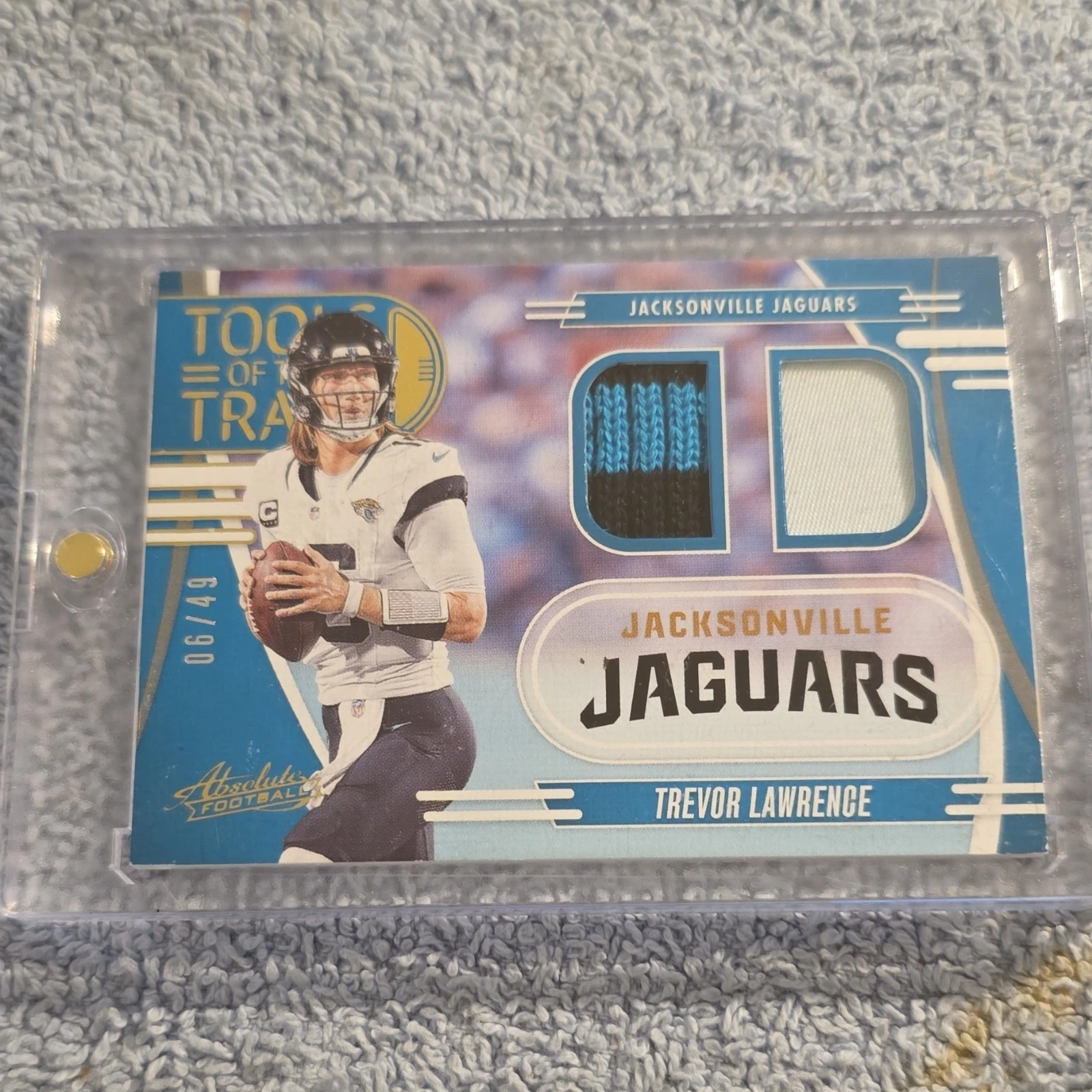 Panini 2025 Absolute Tools of the Trade Double Trevor Lawrence Prime Patch06/49