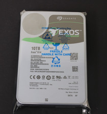 SEAGATE EXOS X14 ST10000NM0478 10TB 7.2K 256MB SATA III 3.5' Health 100%