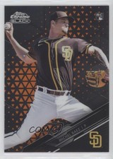 2020 Topps Chrome Black Orange Refractor 22/25 Michel Baez #18 0g27