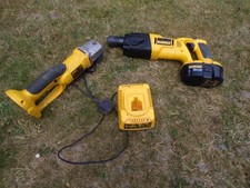 DeWalt DC410 Cordless 18v Angle Grinder + Dewalt DW999 18V SDS Hammer Drill