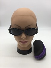 Dior Women's Full Rim Frame Black Trendy Sunglasses 58-18-142 Blue Lenses