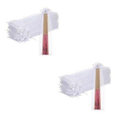  2 Pieces Gastgeschenk Hochzeit Organza Beutel Organzasäckchen Für Fächer