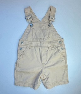 Gymboree 2003 Tan Shortalls 6-9 months