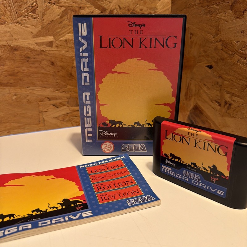 The Lion King SEGA Mega Drive. Complete. Tested. VGC.⭐️