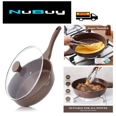 SENSARTE Toffeebraun Antihaft Pfanne 28cm