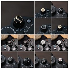 Brass Metal Shutter Button For Nikon Nippon Nikko Camera