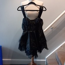 Women's Pretty Little Things Black Party Cocktail Dress UK Size 10