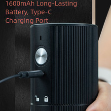 Moulin à Café Électrique Moulin Réglable USB C Rechargeable avec Bavure Acie