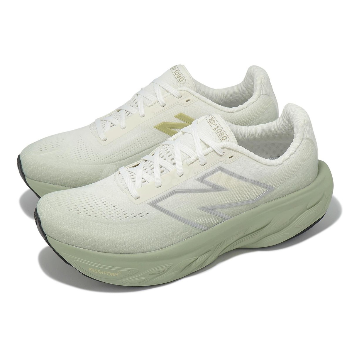 New Balance Fresh Foam X 1080v14 2E Wide NB Green Beige Men  display picture 2