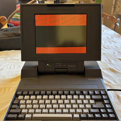 Vintage Laptop Computer Retro TOSHIBA T3100E Not Fully Tested | eBay