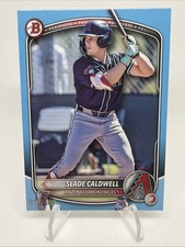 2025 BOWMAN DRAFT 14/499 Slade Caldwell SKY BLUE BORDER DIAMONDBACKS
