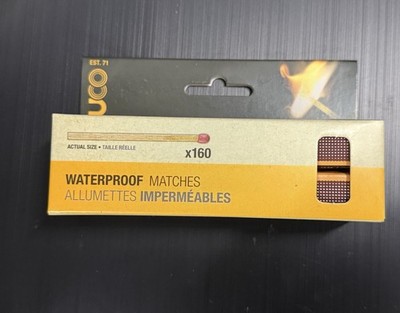 UCO Waterproof Matches 160 Sticks camping survival MT-WAT-4PK 40x4