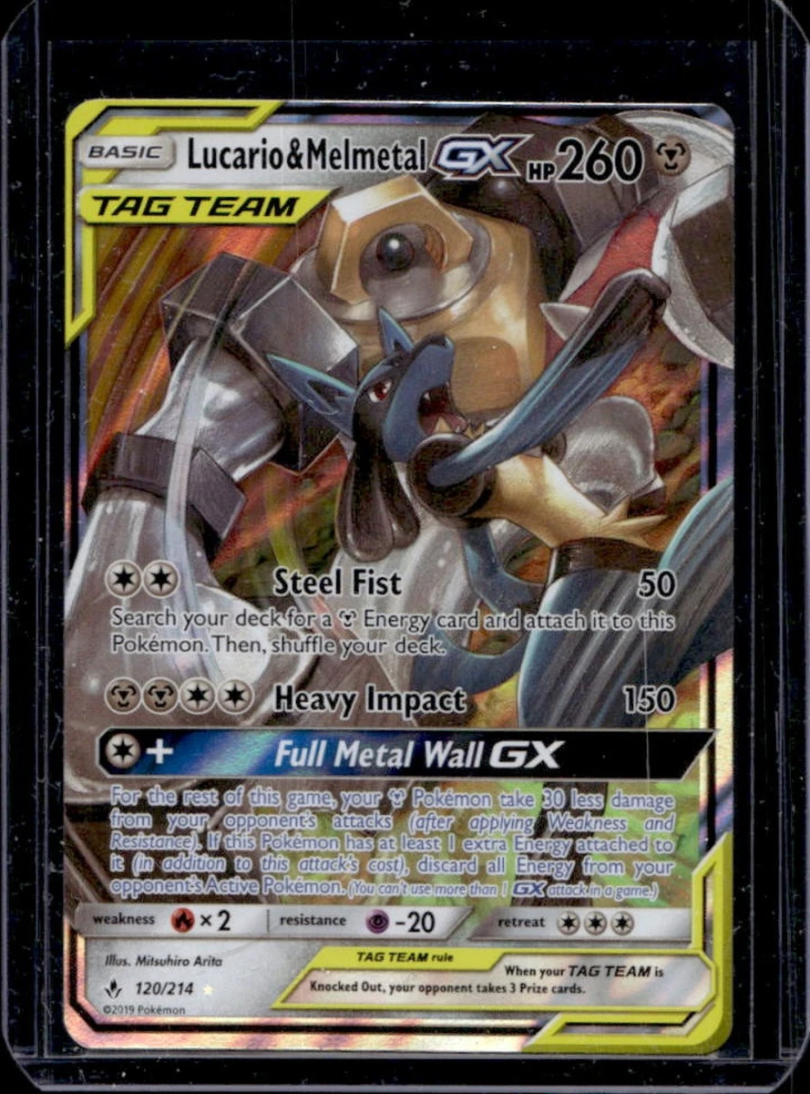 Lucario & Melmetal GX 120/214 Sm-Unbroken Bonds for sale | eBay