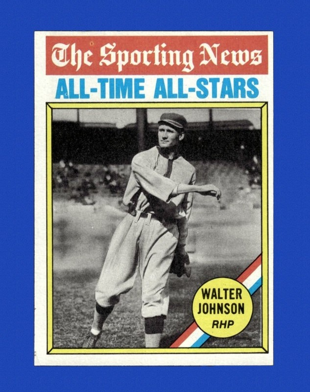 1976 Topps Set-Break #349 Walter Johnson EX-EXMINT *GMCARDS*