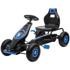 Aosom Kids Pedal Go Kart Ride-on Toy with Ergonomic Comfort, Pedal Car with