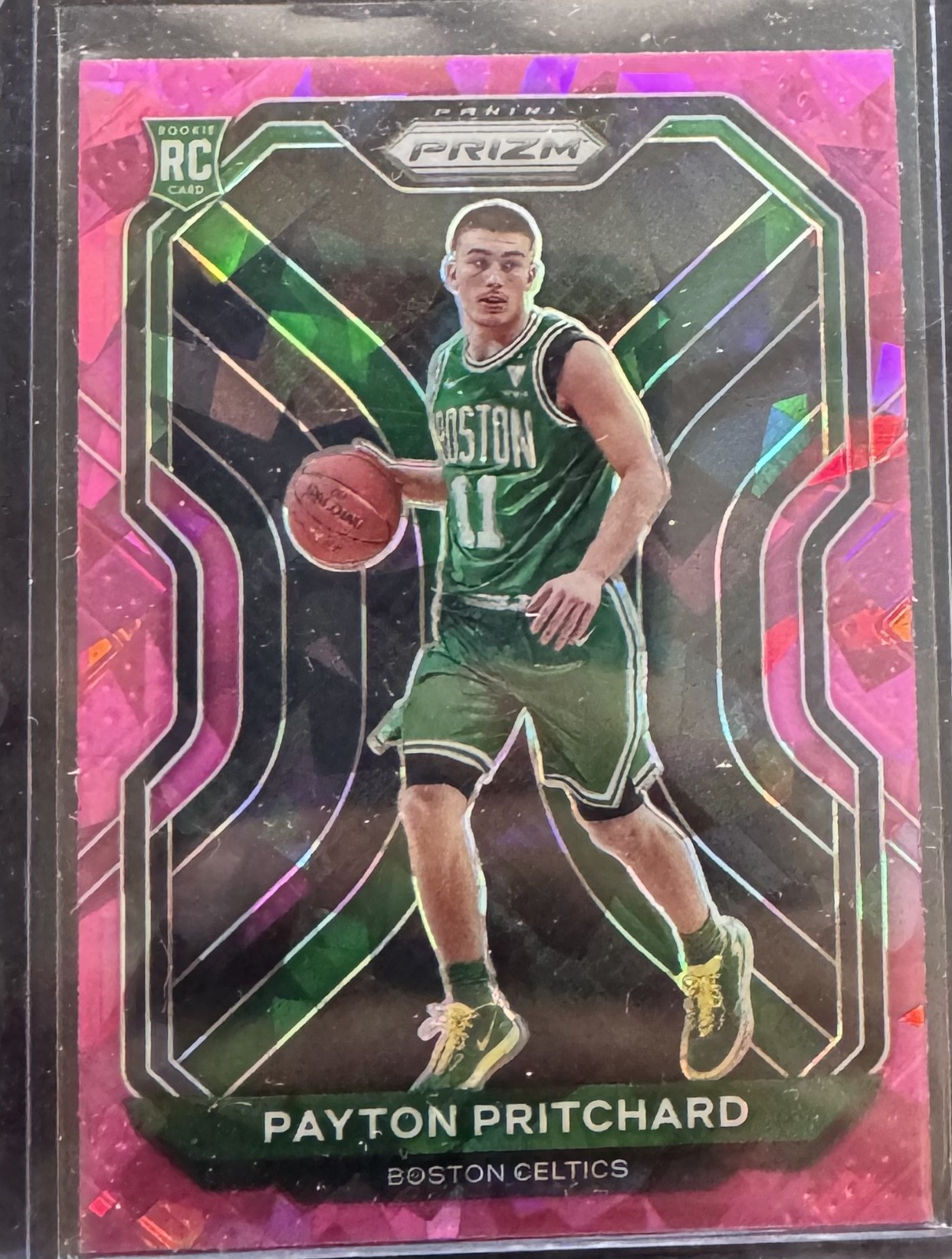 Payton Pritchard 2020-21 Panini Prizm Pink Ice RC #257 Celtics