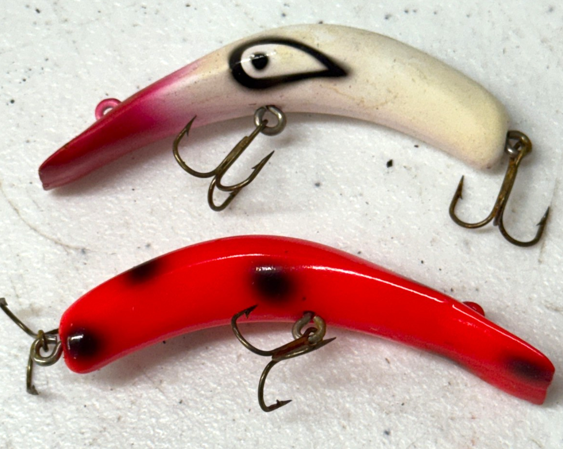 LOT OF 2 VINTAGE KAUTZKY LAZY IKE FLY IKE FLY FISHING LURES | eBay