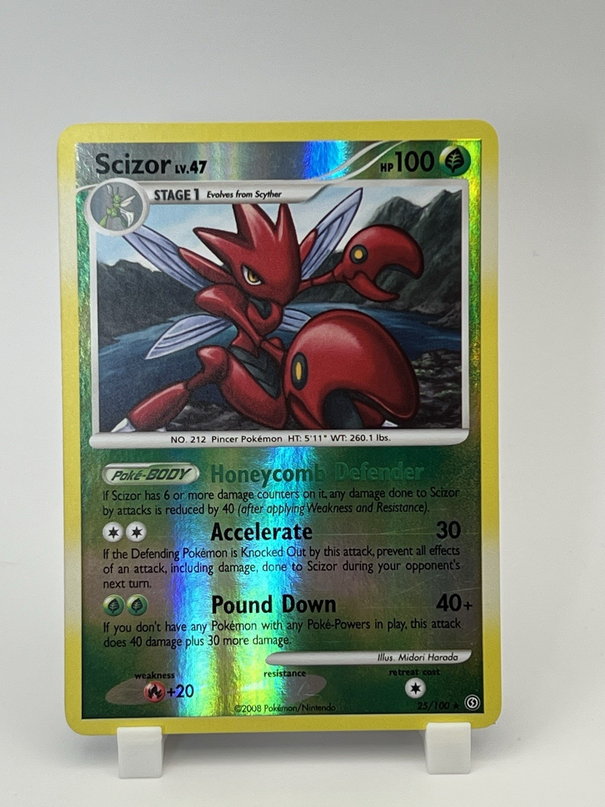 Scizor 25/100 Stormfront Reverse Holo