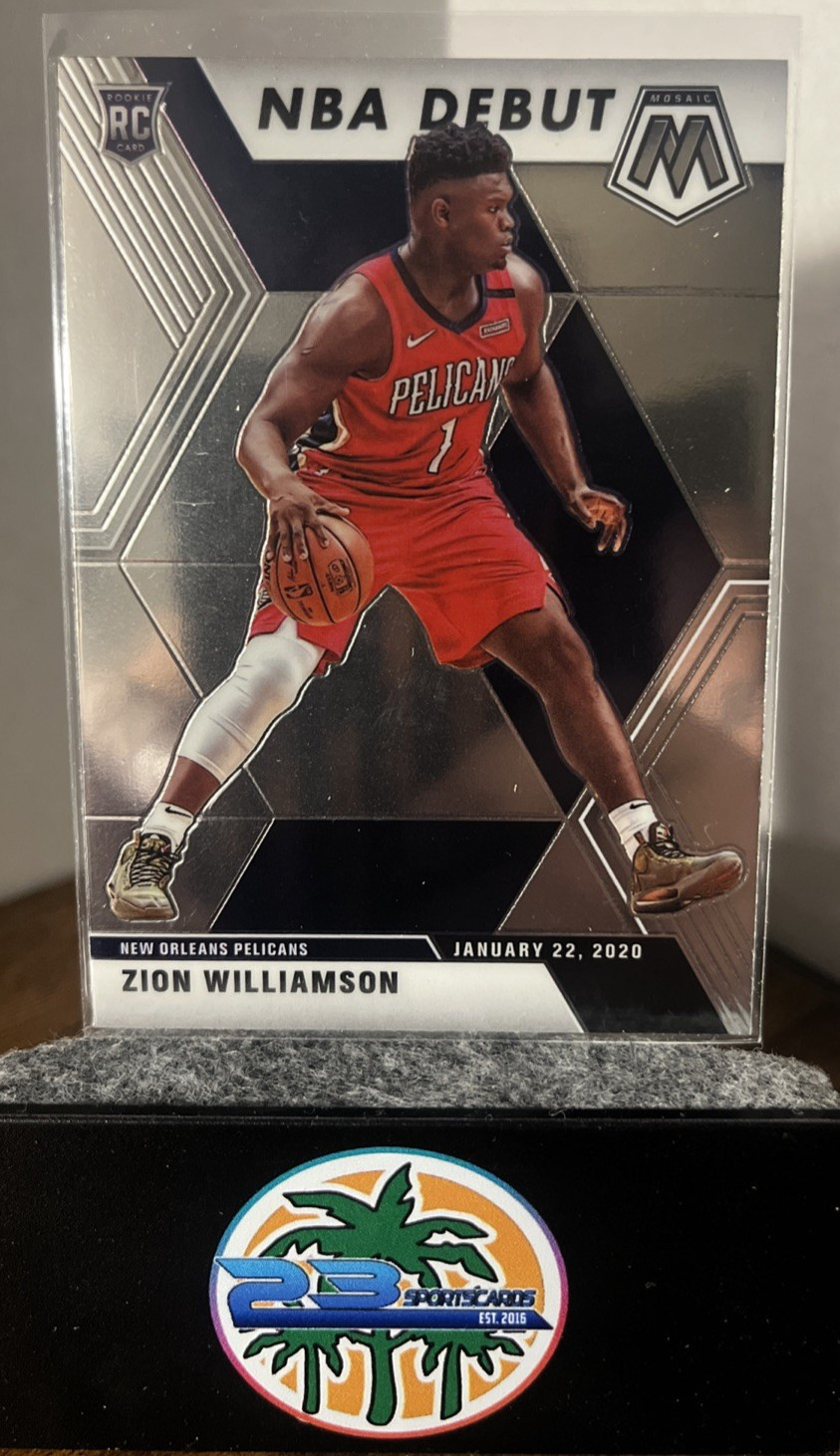 2019-20 Panini Mosaic NBA Debut Zion Williamson #269 (RC) Pelicans