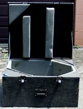 Heavy duty Sousaphone flight case with wheels