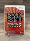 Rock Band: Country Track Pack Vol. 2 Nintendo Wii, 2009 Tested And Authentic CIB