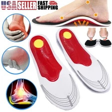 High Arch Support Shoe Insoles Inserts for Flat Feet, Orthotic Insoles Plantar