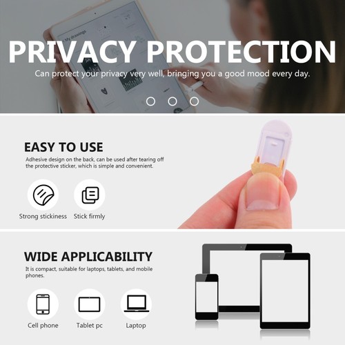 3 Pcs Sichtschutz Webcam -Cover Für Smartphone Kameraabdeckungsschieber - Bild 10 von 12