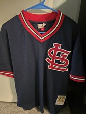 Ozzie Smith Mitchell And Ness St Louis Cardinals Jersey 44 LARGE-used