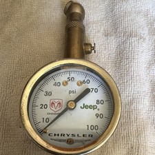 Vintage Chrysler Jeep Dodge Tire Air Pressure Gauge