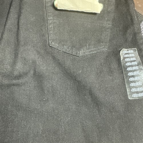 JEANS ST JOHNS BAY PARA HOMBRE TALLA 42” X 32” NEGROS VINTAGE Calce Relajado MEZCLA DE ALGODÓN - Imagen 3 de 8