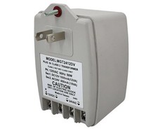 MG Electronics MGT2412DV Dual Voltage Plug-In Transformer USA