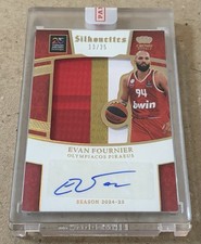 24/25 Crown Royale Evan Fournier Encased Autograph 4 CLR Silo. 13/25 Olympiacos