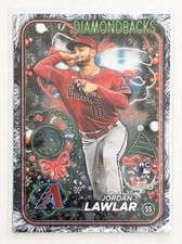 2024 Topps Holiday Jordan Lawlar Holiday Tree RC #H166 Arizona Diamondbacks