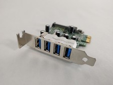 StarTech PEXUSB3S4V PCI Express x1 4-Port Low Profile USB 3.0 Controller Card