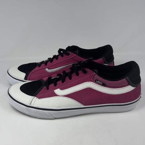 Vans TNT Advanced Prototype Tony Trujillo Pink Black Suede Sneakers Mens Size 13 - Picture 3 of 24