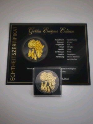 Golden Enigma Edition Erdmännchen Gopher 1 Unze 2016