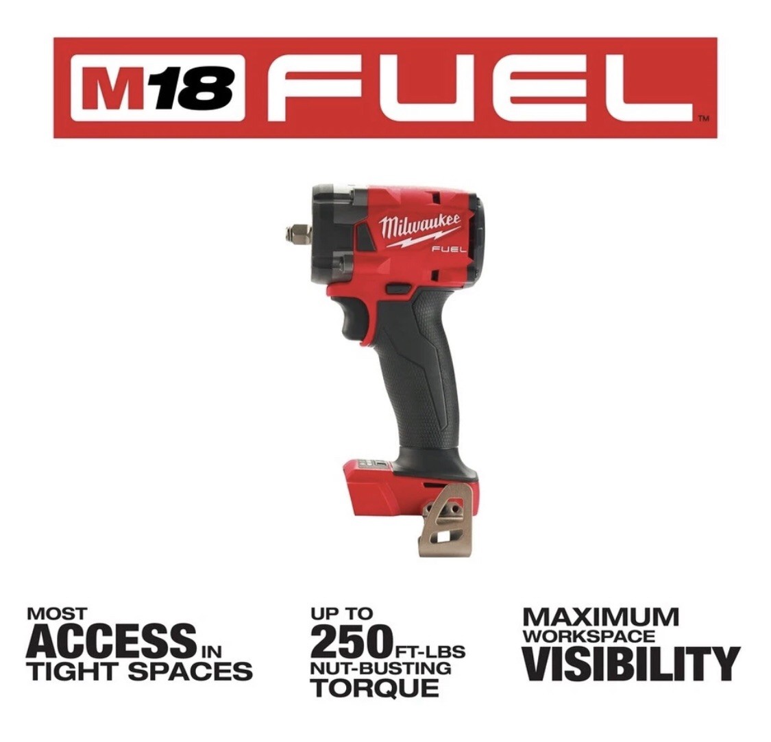 Milwaukee M18 3/8 In Impact Wrench