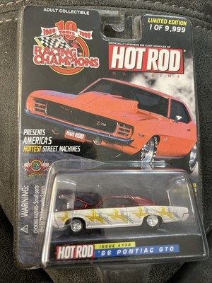 Racing Champions Hot Rod Magazine  66 Pontiac GTO Diecast Limited Ed.1 of 9,999