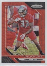 2018 Panini Prizm Rookie Red Wave Prizm 40/149 Carlton Davis #260 1u6