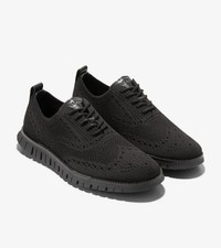 Cole Haan Mens Zerogrand Remastered Stitchlite Wingtip, C39593, Black, 8 M