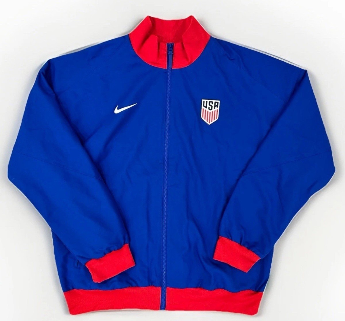 Nike USA Soccer Strike Jacket Mens Small FN6493-417 Blue USMNT NEW