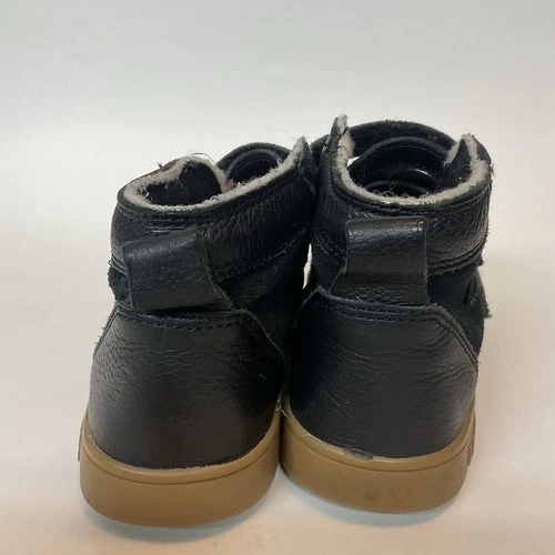 UGG Rennon II кожи/замши двойной ремень кроссовок ребенка ясельного возраста мальчика 12 черный/коричневый - Изображение 3 из 4