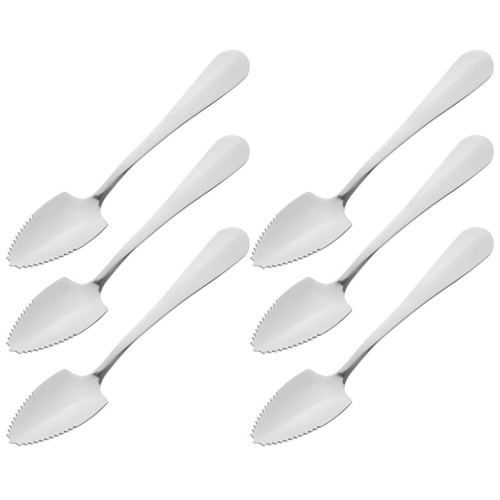  6 Pcs Steel Spoons Ice Cream Fruit Candy Scoops for Buffet Dessert - Zdjęcie 1 z 12