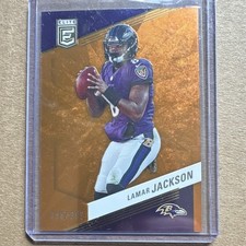 Panini 2023 Donruss Elite Lamar Jackson Orange #69 /399 Baltimore Ravens